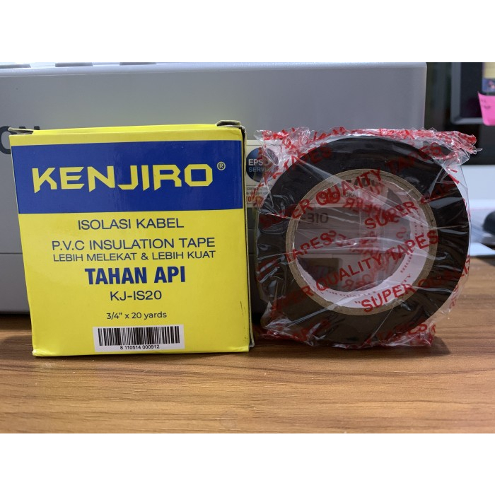 Kenjiro Isolasi Listrik 3/4&quot; x 20 Yards Tahan api