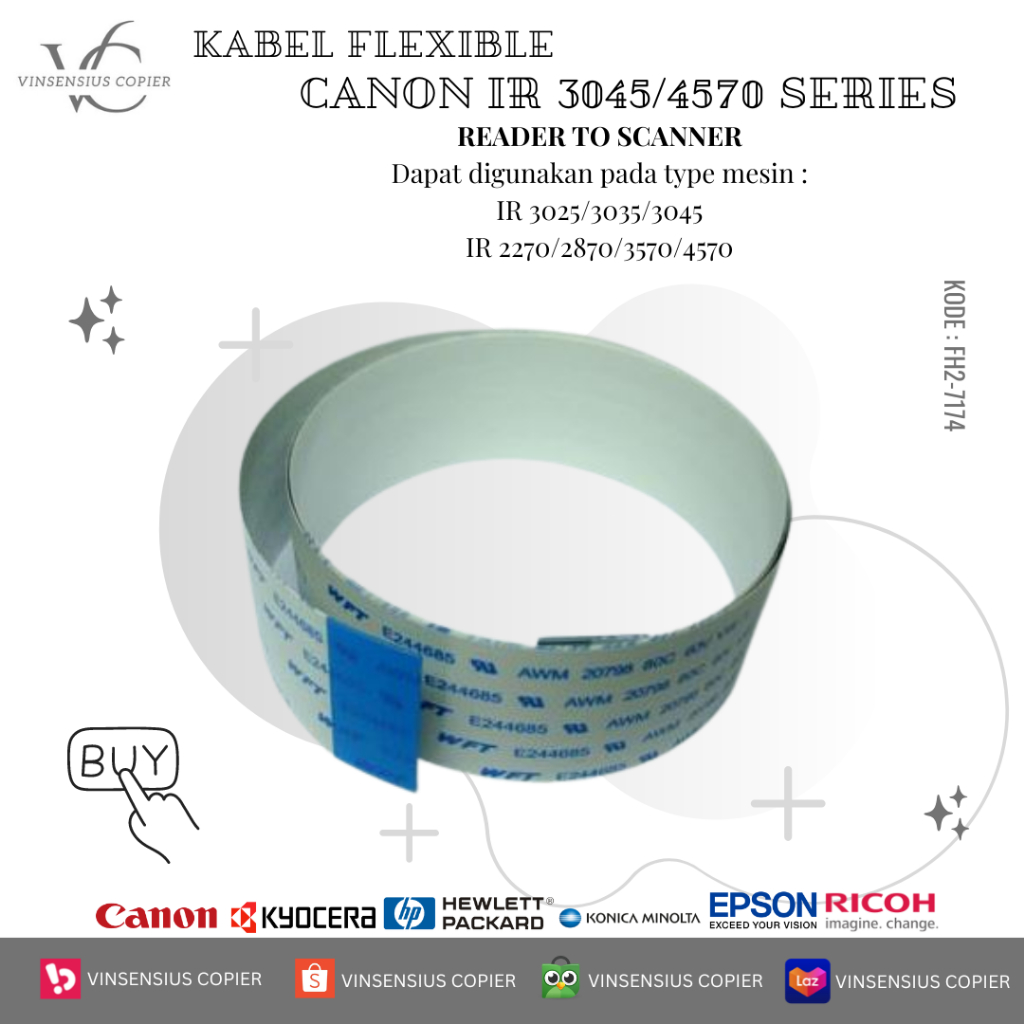 KABEL FLEXIBLE READER TO SCANNER CANON IR 4570 SERIES COMPATIBLE