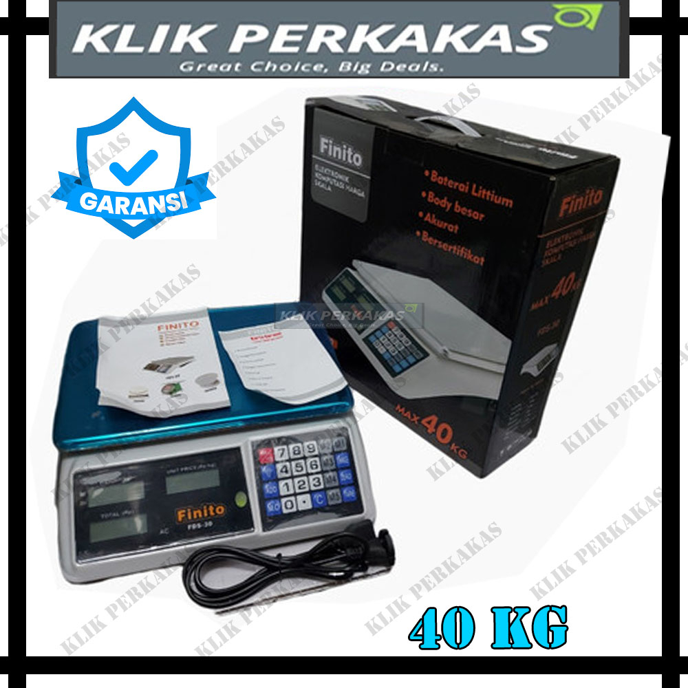 FINITO Timbangan Buah Elektronik By Matrix Precise Pricing Digital Scale 30kg