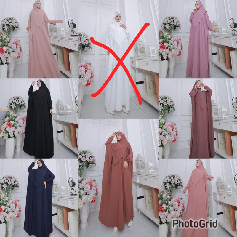 Dress abaya sultan crinkle by yodizein syar’i orginal premium