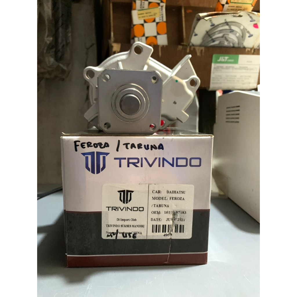 Water Pump Daihatsu Feroza Taruna 16100-87183 Trivindo