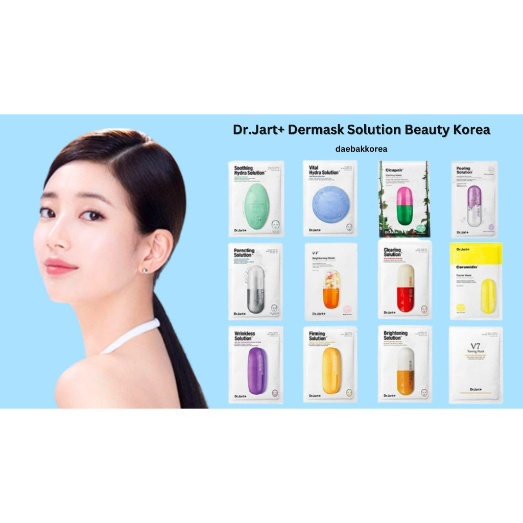 Dr. jart + skin care Solution Mask 25g 1pcs sheet mask Korea