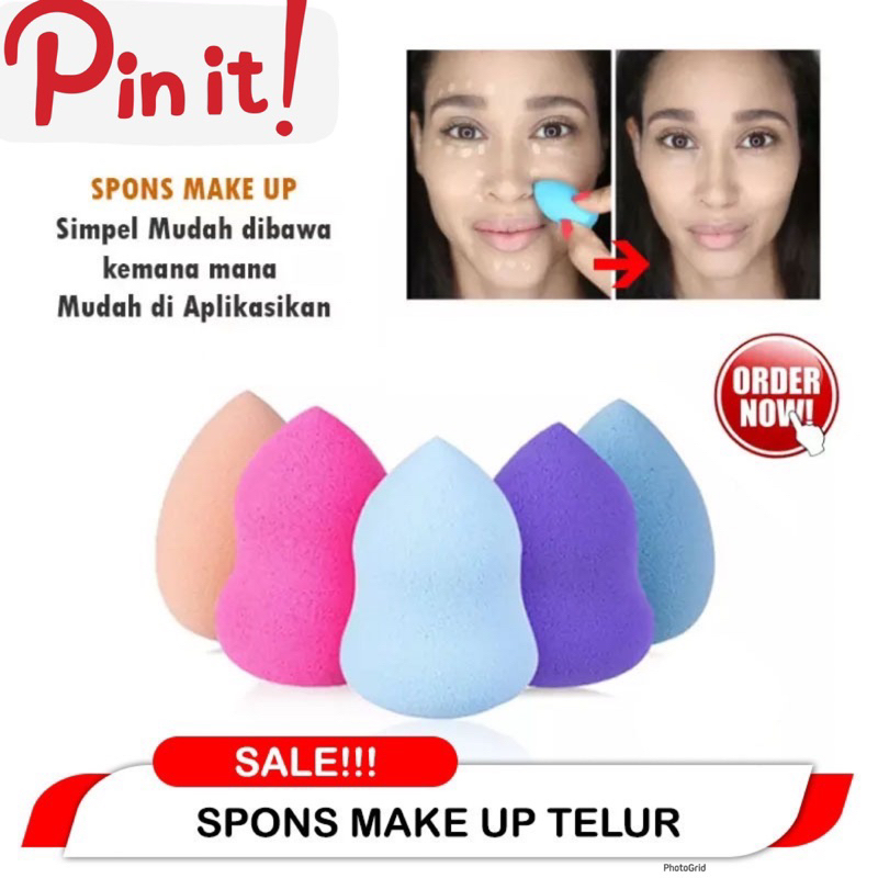 GRATIS ONGKIR COD TERMURAH BEAUTY BLENDER TEAR DROP EGG SPONS MAKE UP COLLORFULL SPONGE TELUR