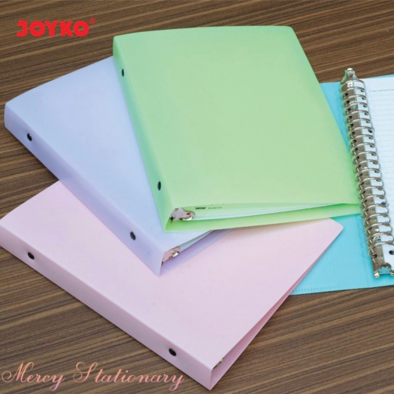 

Binder Note Joyko A5 Pastel Colour Ring Binder Loose Leaf