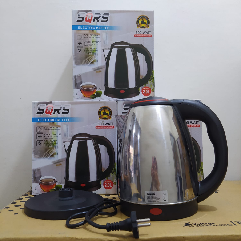 Teko Listrik Electric heat Kettle 2L // TEKO LISTRIK PEMANAS AIR UKURAN 2 LITER