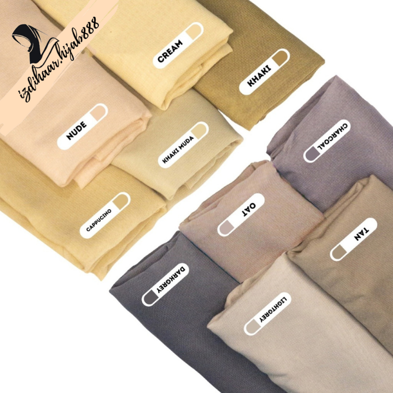 Bella Square Polycotton 115 x 115 Jahit Neci Premium 61 Warna Hijab Segi Empat