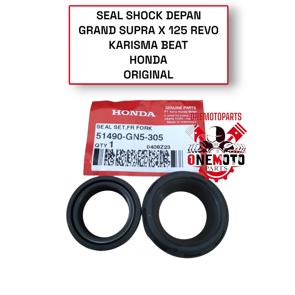 SEAL SHOCK DEPAN GRAND SUPRA X 125 REVO KARISMA BEAT 51490GN5305 AHM