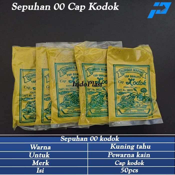 Pewarna Kain/Pewarna Pakaian/Sepuhan 00 Tahu Cap Kodok