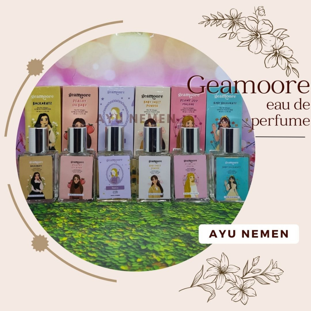 GEAMOORE PARFUM | GEAMOORE EAU DE COLOGNE | GEAMORE EAU DE PERFUME