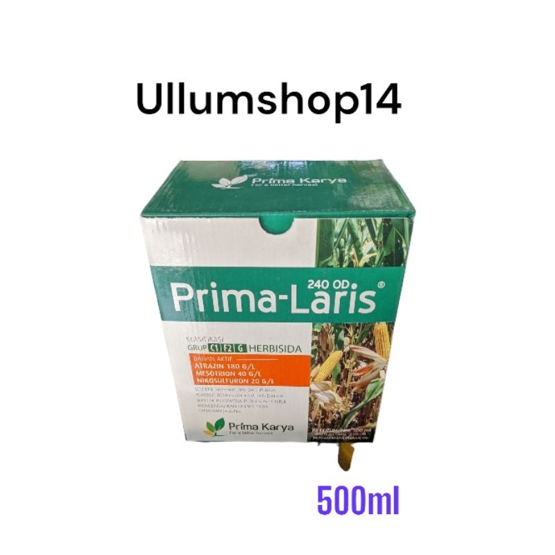 prima-laris 240 OD herbisida selektif pra & purna tumbuh (500ml) + kaos