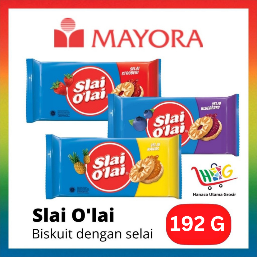 Roma Slai O'Lai Strawberry /Pineapple /Blueberry 192gr [ 1 PCS ]