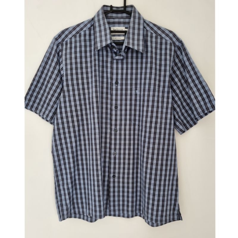 Kemeja Pria Lengan Pendek Van Heusen Original / Kemeja Second Preloved