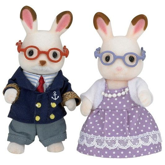 SYLVANIAN FAMILIES Chocolate Rabbit Grandparents