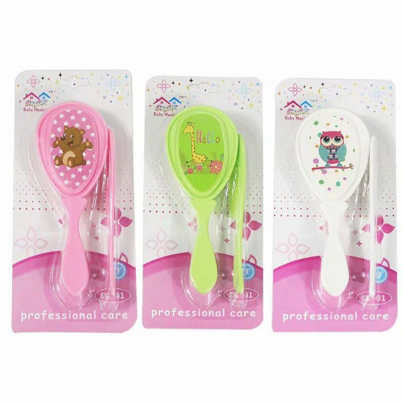 sisir bayi iq baby brush and comb set