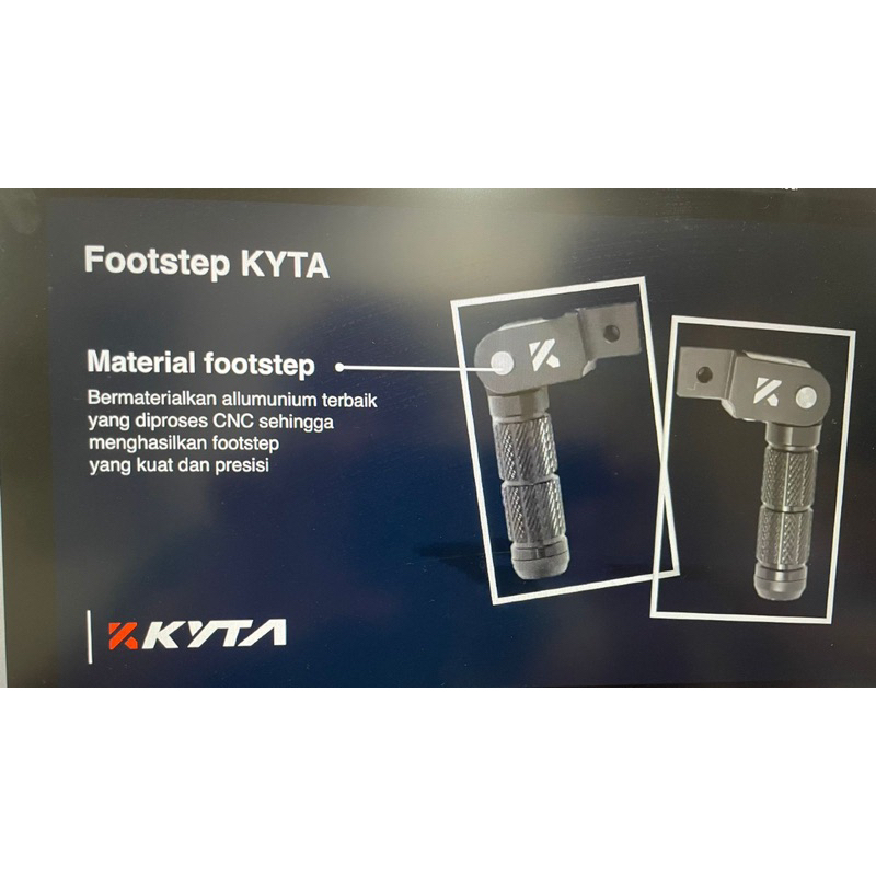 FOOTSTEP KTC KYTACO NMAX  FSB 07 GREY