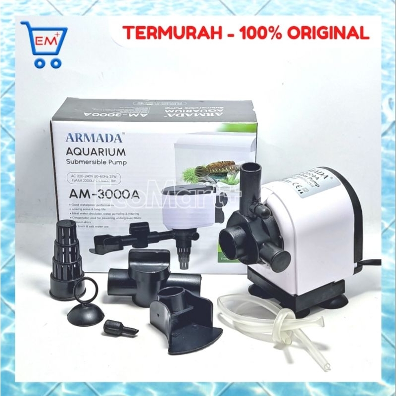 Pompa Armada AM 3000 Power Head Pompa Air Celup Aquarium AM 3000 A