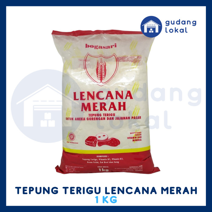 

Tepung Terigu Lencana Merah 1Kg