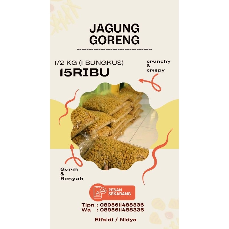 

JAGUNG GORENG ORIGINAL