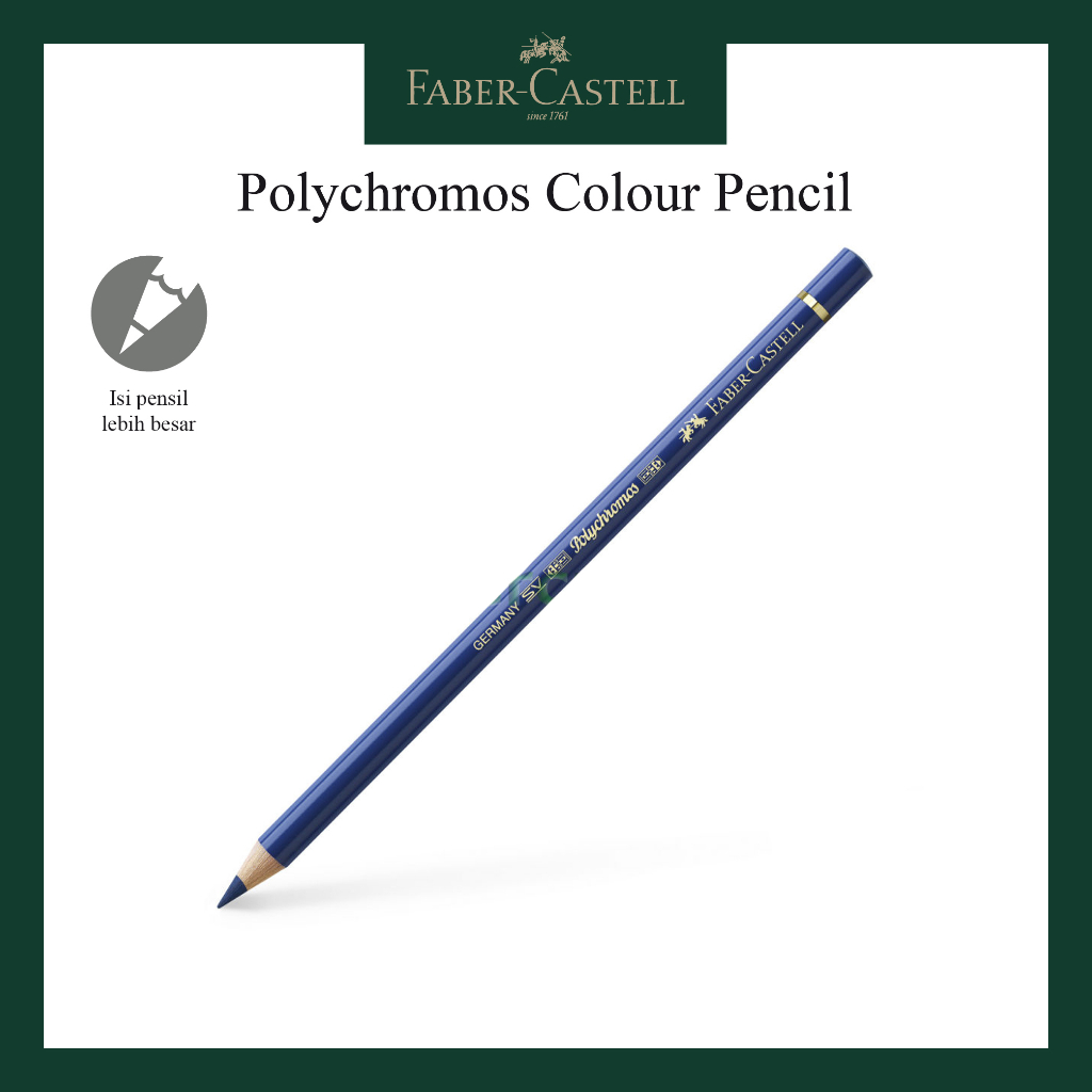 

Pensil Polychromos Faber Castell Helioblue Reddish 110151