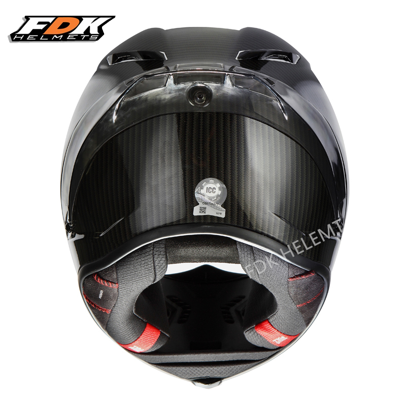 FDK Helm Full Face Glossy Black Pista Model Motor Helm Tersedia Untuk Pria Dan Wanita Bisa Cod