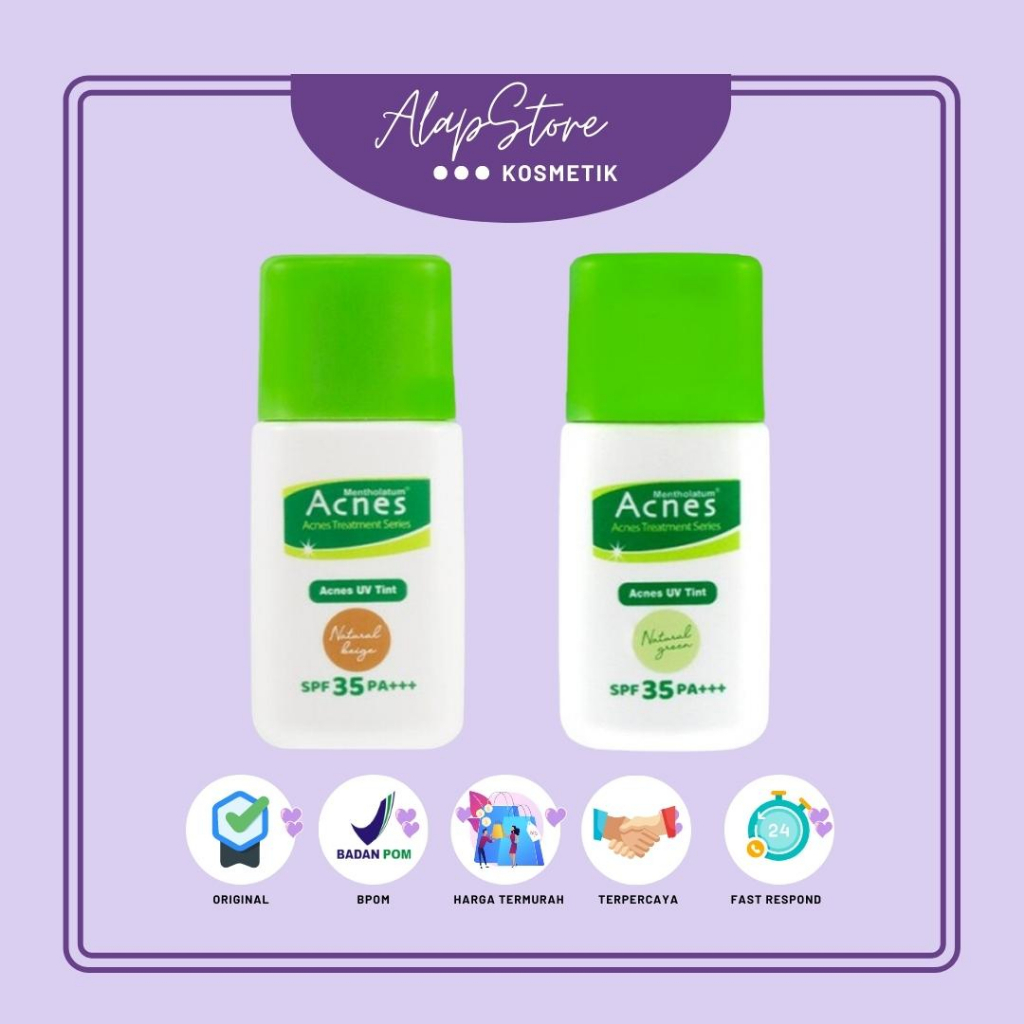 Acnes Uv Tint  SPF35 PA+++ 30gr Natural Green Natural Beige