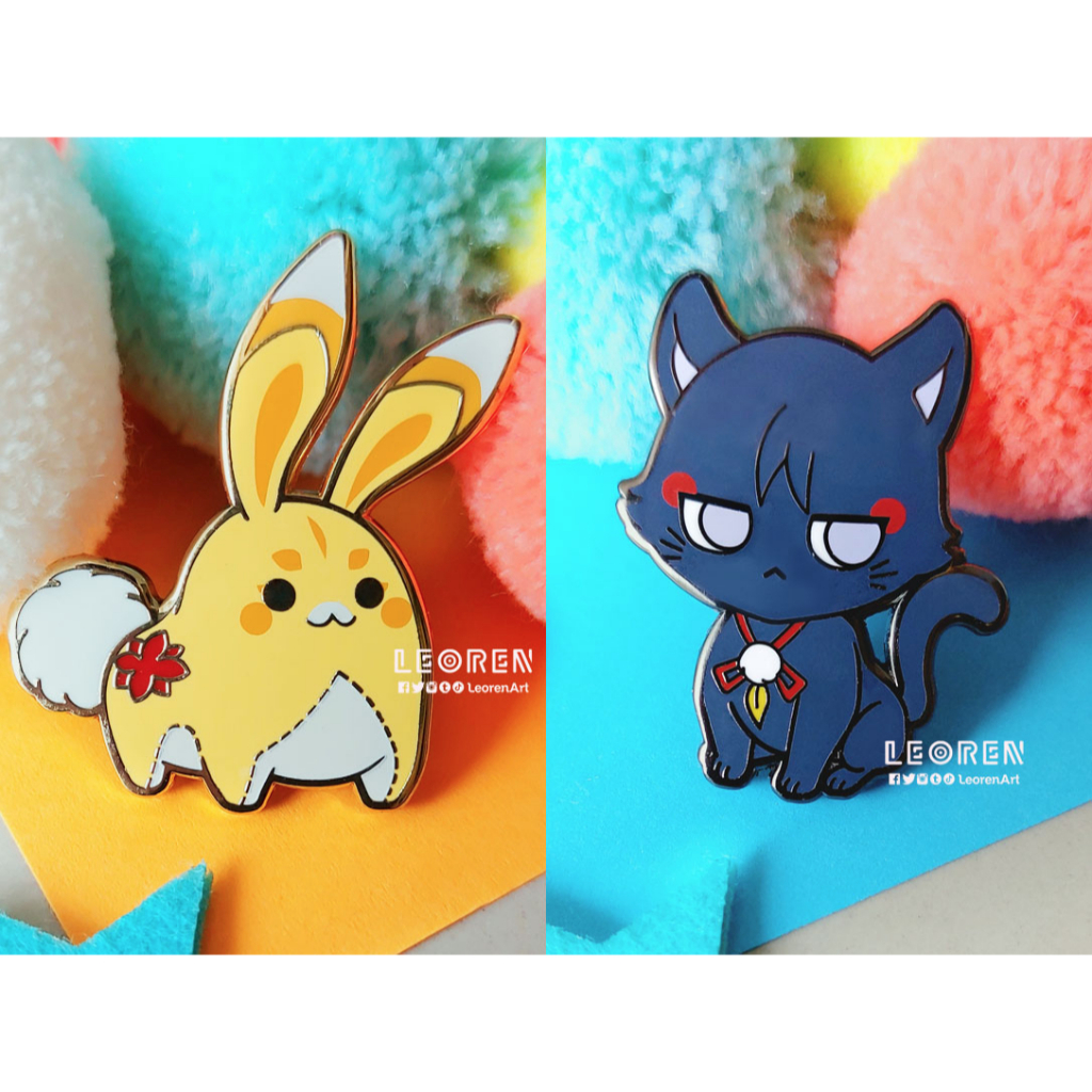 Genshin Impact - Scarameow / Yuegui - Hard Enamel Pin