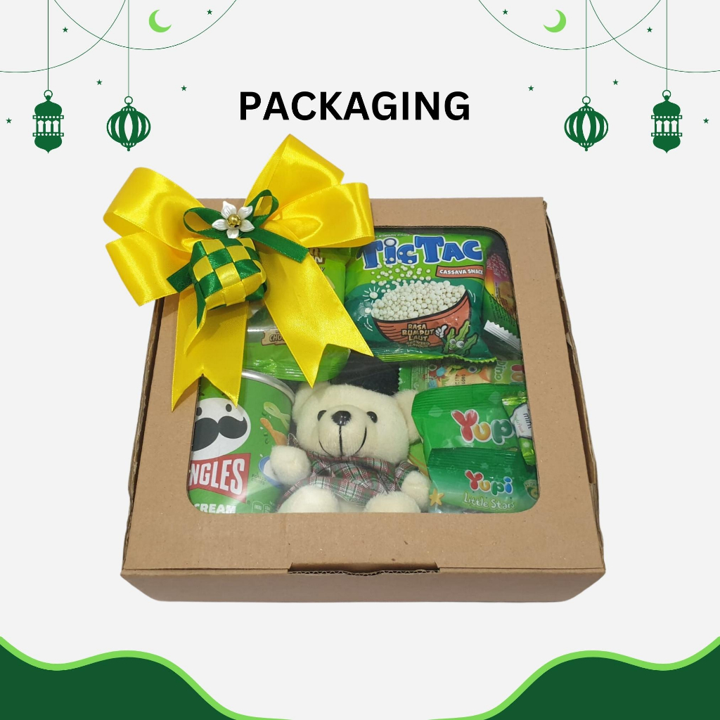 Hampers Snack Gift Box / Hampers Snack / Snack Box / Gift Box / Hadiah Lebaran Idul Fitri / Kado Lebaran / Hampers Snack Lebaran / Hampers Idul Fitri / Snack Gift Box / Eid Mubarak Gift Box / Gift Box Idul Fitri / Hampers Ramadan