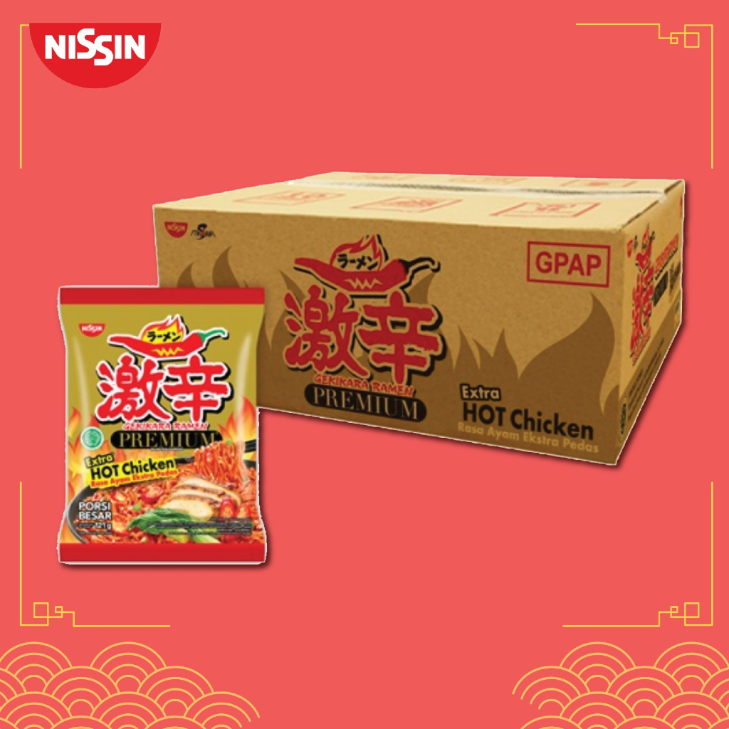 

Nissin Gekikara Premium Ayam Pedas 121gr - 1 Karton (30 pcs)