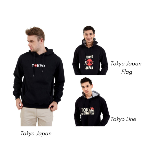 Berrybenka Street - Outer Hoodie Pria Tokyo Japan