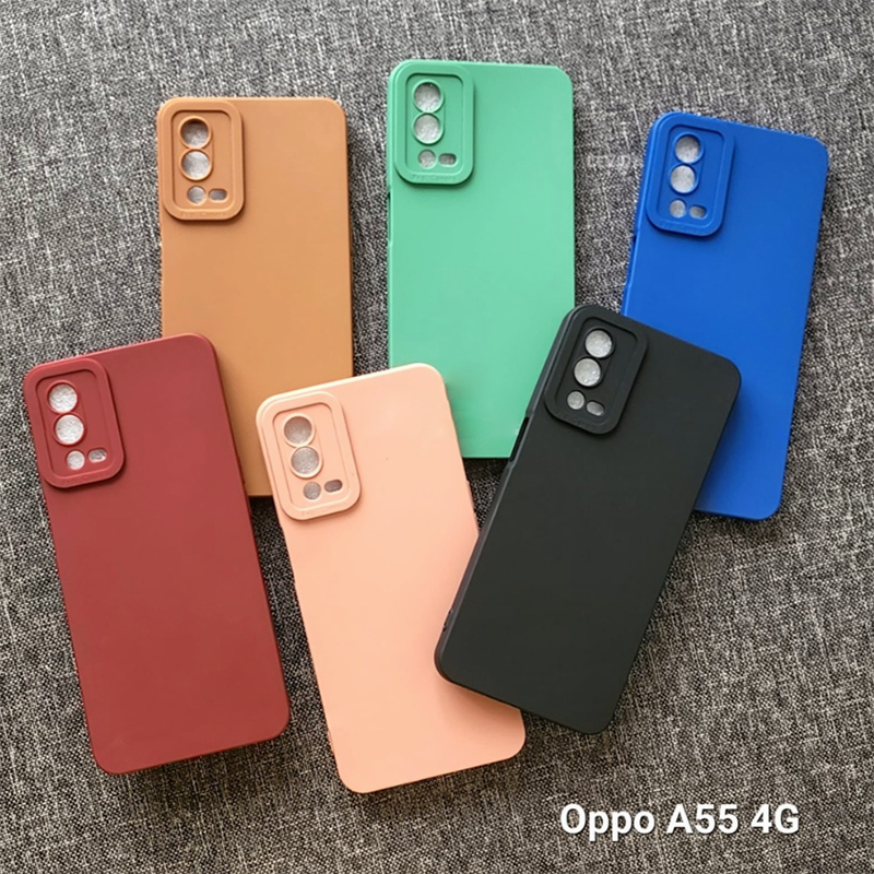 Softcase OPPO A55 4G OPPO A55 Case 3D Pro Camera Gel Silika Casing