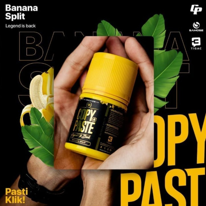 Copy Paste Banana Split 60ML by Tigac x Samose