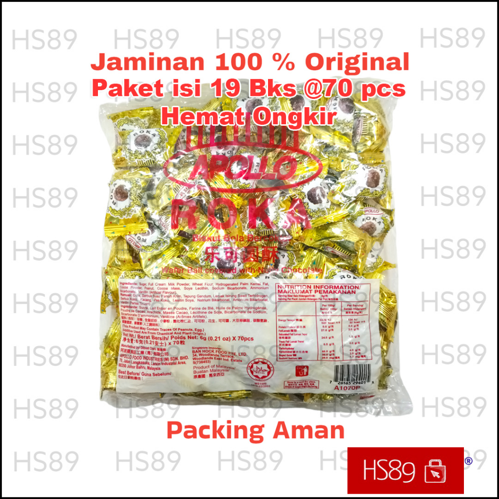 

Apollo Roka Paket 19 Bks 70 pcs Malaysia - Apollo Malaysia