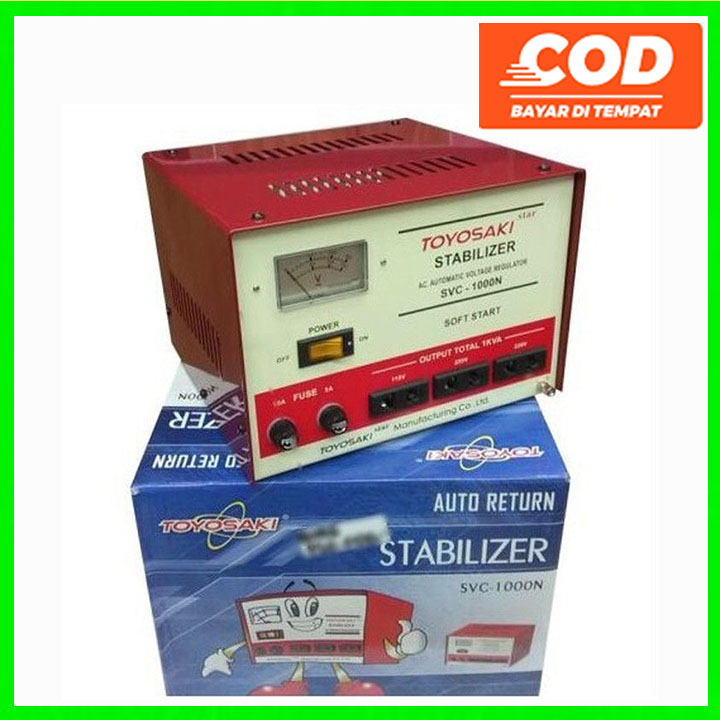 TOYOSAKI STABILIZER SVC-1000N / SVC 1000N (1000 VA) (BERKUALITAS)