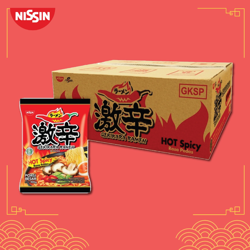 

Nissin Gekikara Regular Hot Spicy 109gr - 1 Karton (30 pcs)