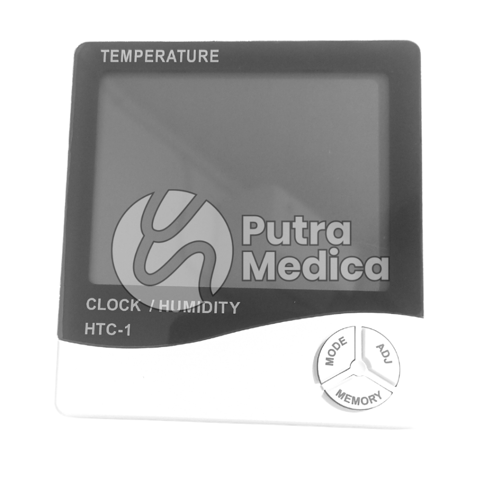 Sakamed Termometer &amp; Higrometer Ruangan Digital HTC-1 / Alat Pengukur Suhu Ruangan dan Tingkat Kelembaban