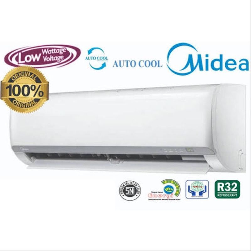 AC Midea MSAF-05CRN2X / AC Midea 0.5 PK low Watt( pemasangan kusus bandar Lampung)