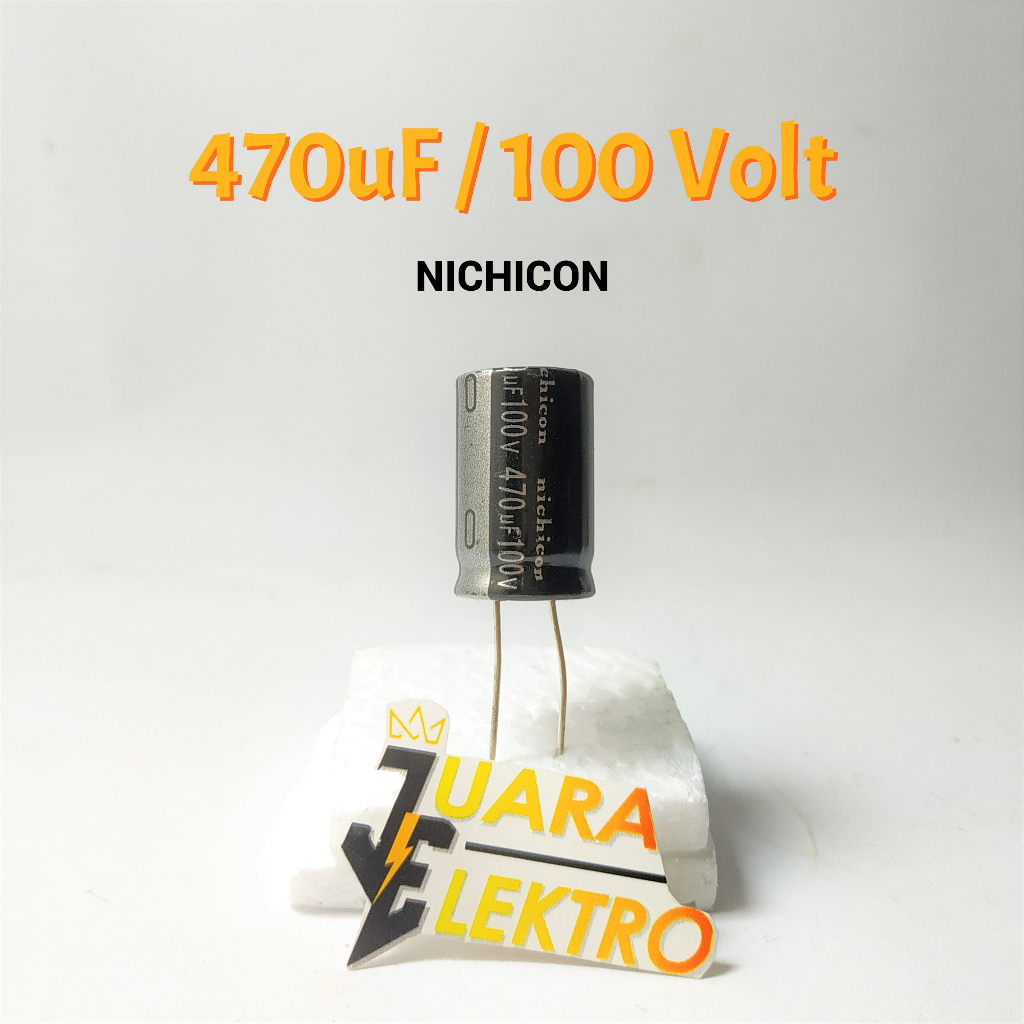 KAPASITOR ELCO 470uF / 100V (1 Pcs) | Capasitor Elko 470 uF/100 Volt