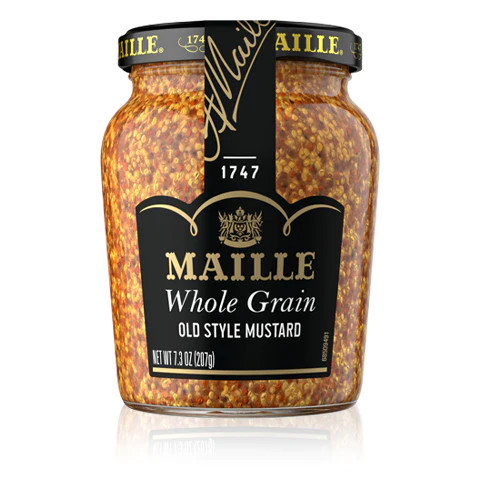 

Maille Whole Grain Old Style Mustard Condiment Steak Beef Sandwiches