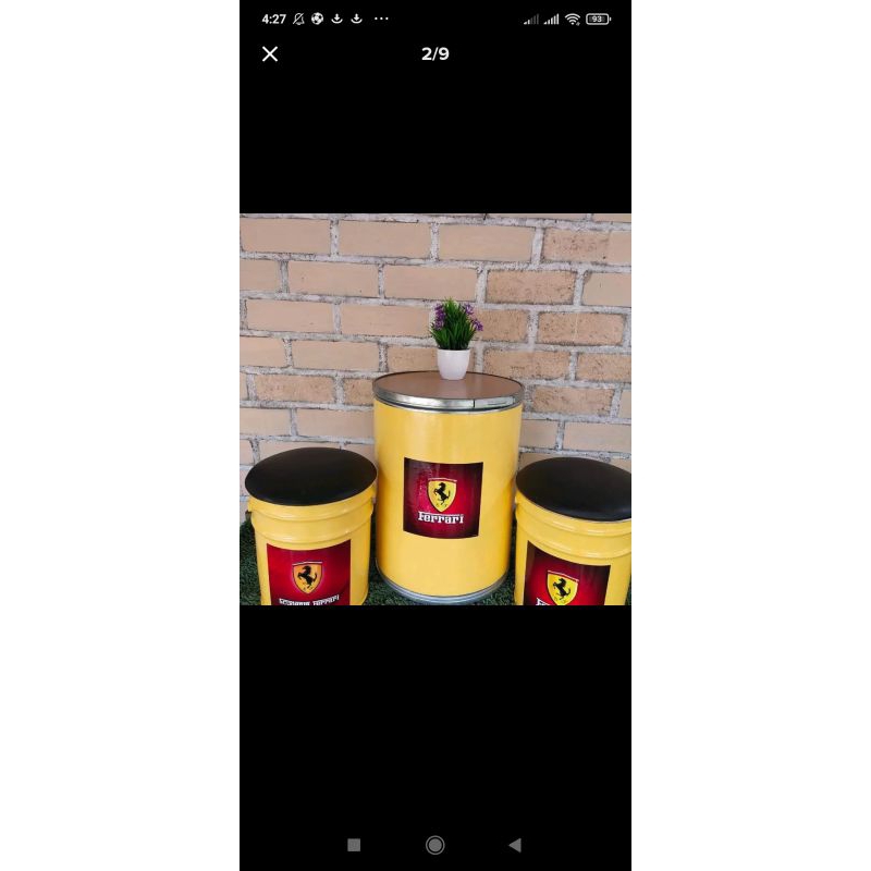 SATU SET KURSI TONG KURSI TERAS TERMURAH FREE ONGKIR SEJAW