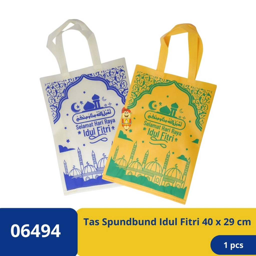 

Tas Spunbond / tas belanja / goodie bag Special Idul Fitri 40 x 29 cm