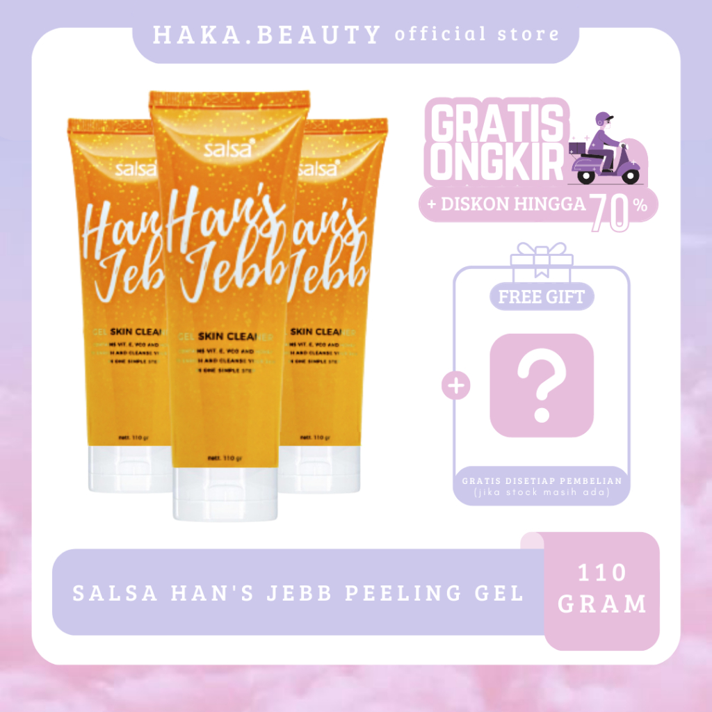 SALSA HAND'S JEBB PEELING GEL SCRUB PERAWATAN TUBUH LULUR PENGHILANG PENGANGKAT PEMBERSIH PERONTOK D