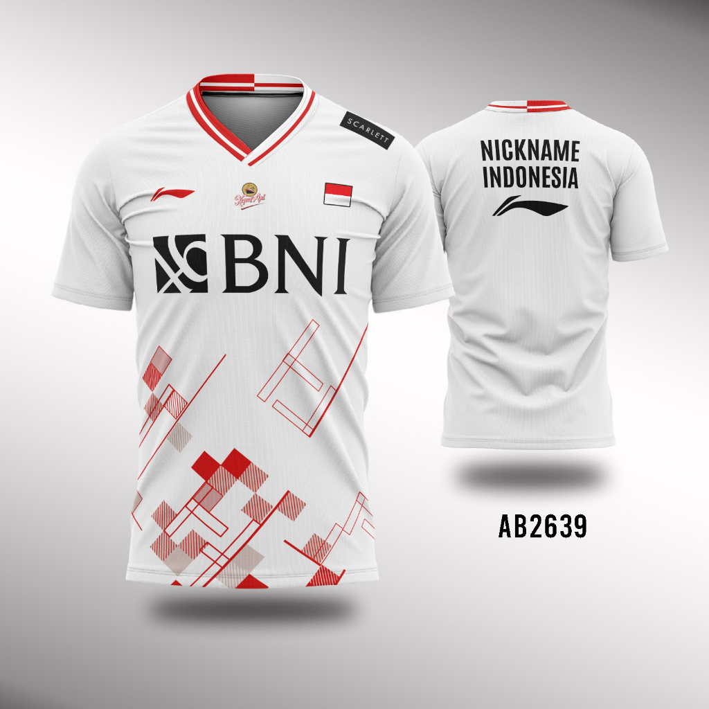 Kaos Jersey Premium Indonesia All England 2023 AB2639