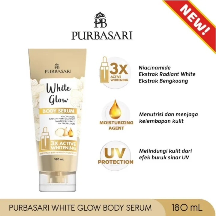 PURBASARI Body Serum (White Glow &amp; Skin Firming) - 180 ML