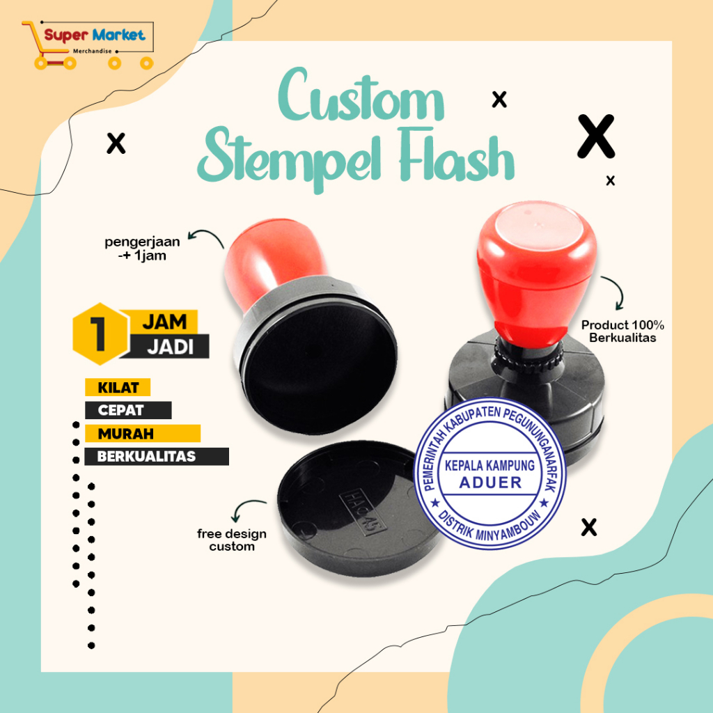 

[1HARI JADI] CETAK STEMPEL FLASH BULAT OTOMATIS CEPAT / CUSTOM STEMPEL PEMERINTAHAN PERUSAHAAN LOGO NAMA TANDA TANGAN LUNAS SEKOLAH TOKO LEGALISIR