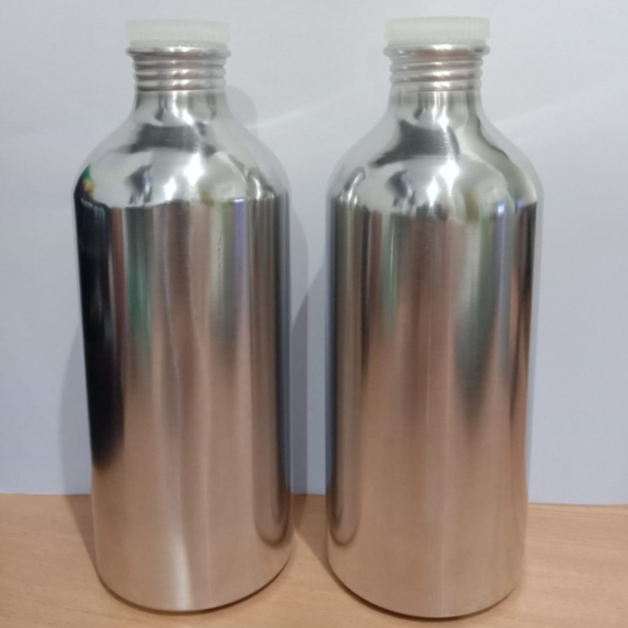 Botol Bibit Alumunium 500ml / Botol Kaleng Parfum