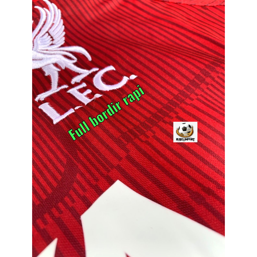 Jersey Baju Bola Lvrpll Pre-Match Red Shirt NEW 2022 2023 Grade Ori