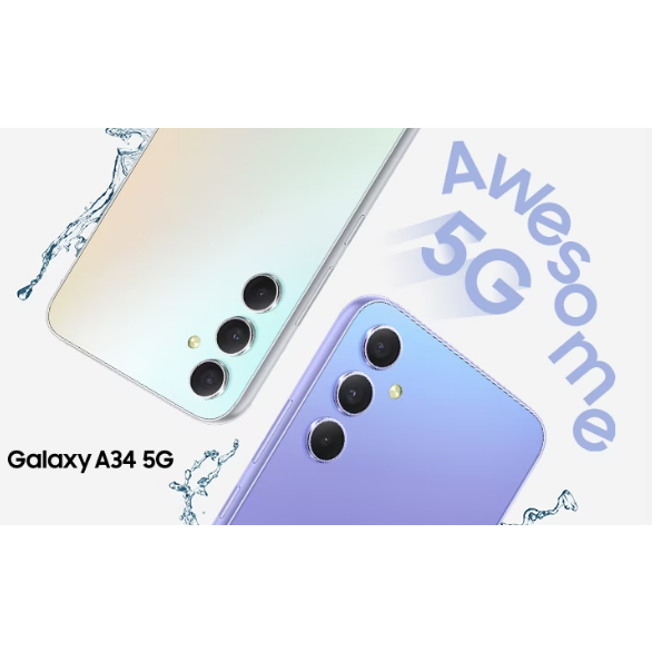 Samsung Galaxy A34 5G 8/128 &amp; 8/256 Ram 8GB Rom 256GB Garansi Resmi