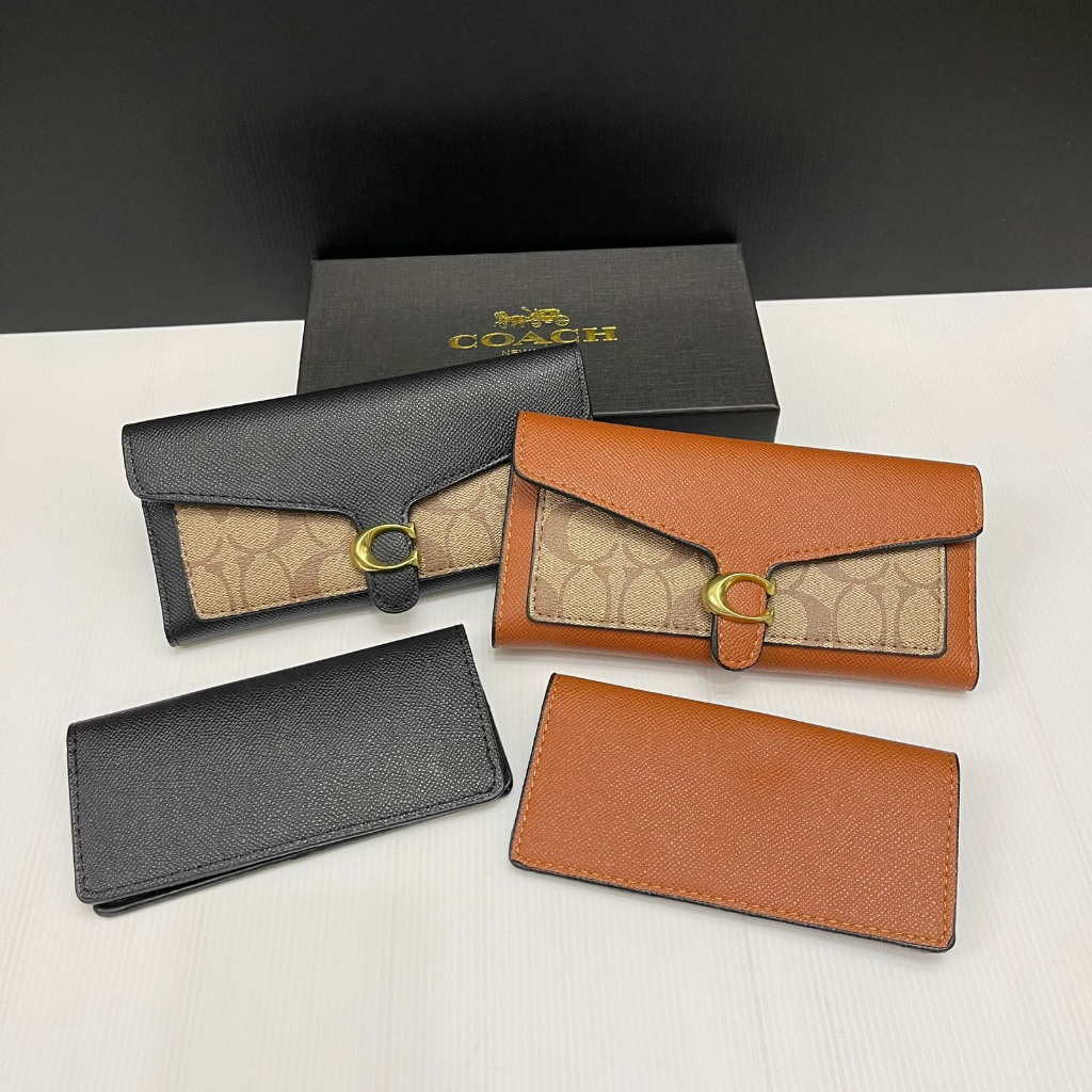 Coach signature Tabby Long Wallet Dompet Wanita Premium sb
