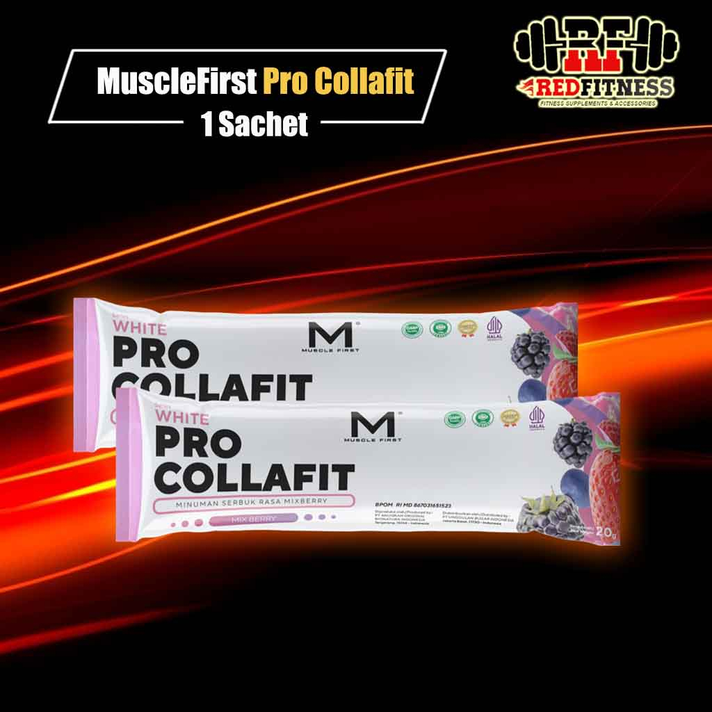 M1 Muscle First Pro Collafit - Collagen Drink / MuscleFirst Kolagen Beauty Drink Eceran 1 Sachet