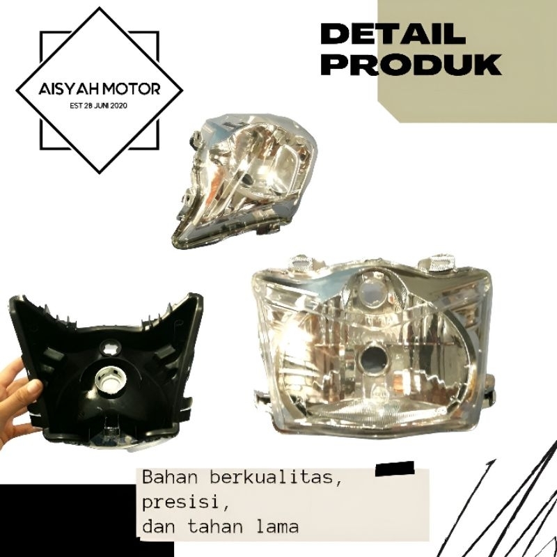 Reflektor Lampu Depan Honda Beat Karbu